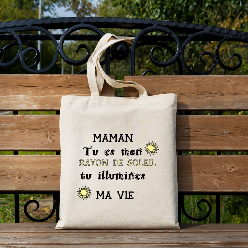 Tote Bag maman tu illumines